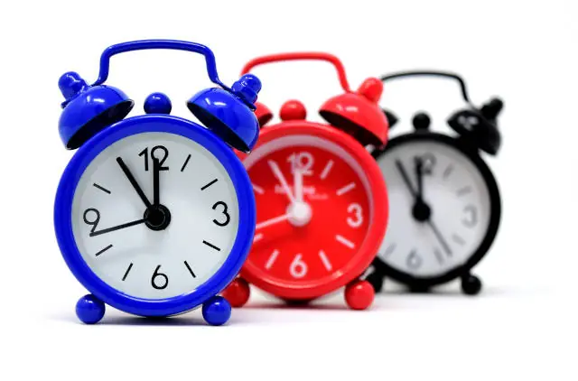 Three Clocks Showing The Same Time